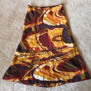 Multi colored stained glass skirt