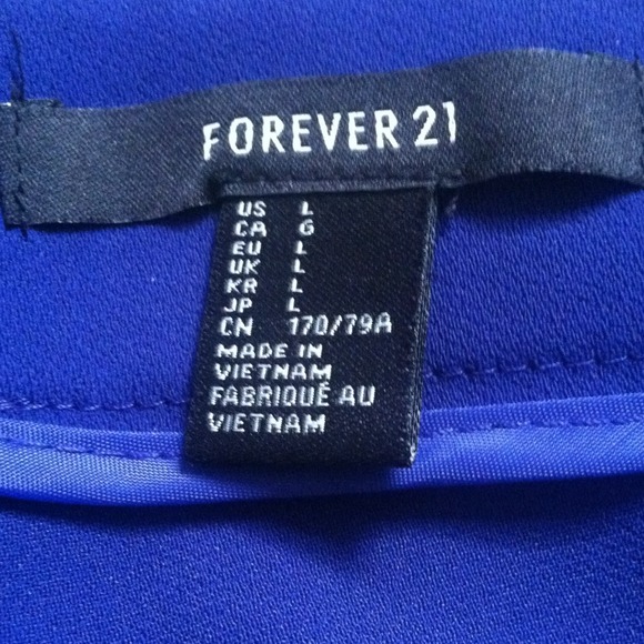 💙F21 Royal Blue Shorts💙 - Picture 4 of 4