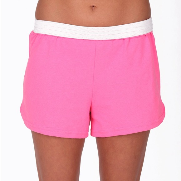 pink soffe shorts