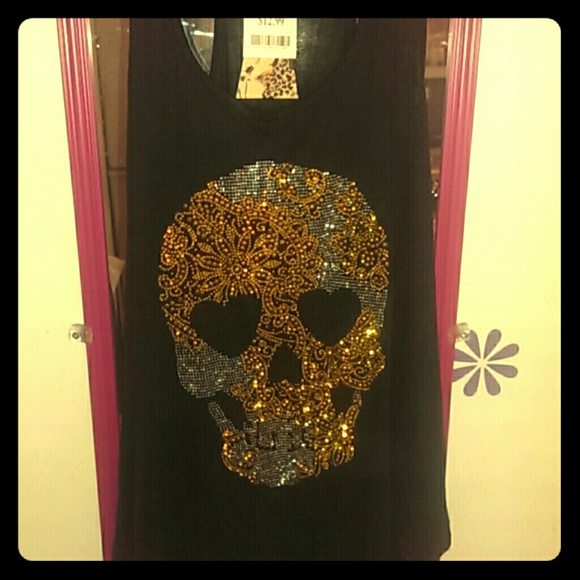 Black tank top