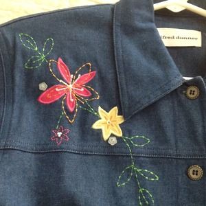 alfred dunner denim jacket