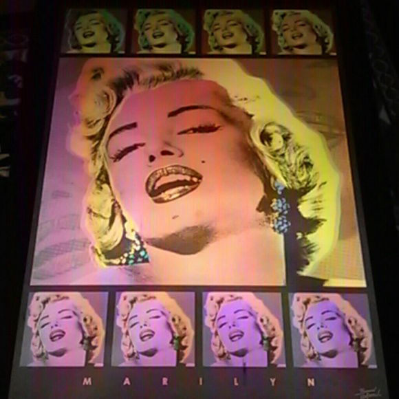 Marilyn Monroe 3D Holographic Poster