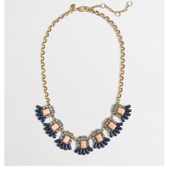 J.Crew stone flag necklace
