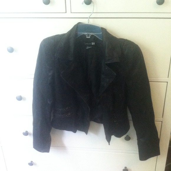 Faux Leather Jacket