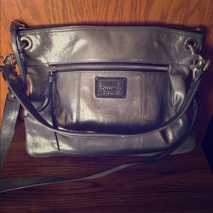 Coach Poppy Metallic Tote