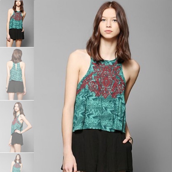 Urban Embroidered Crop Top