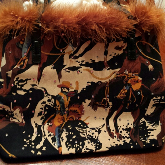 Cowboy horse purse