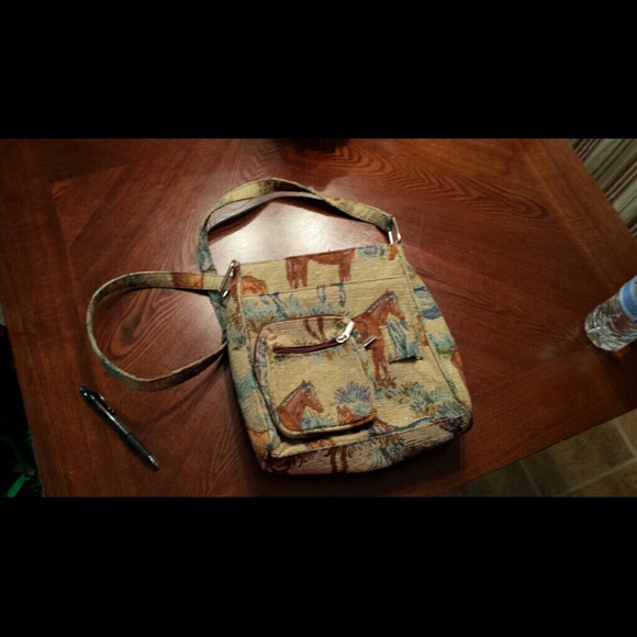 Brand New tapestry horse crossbody