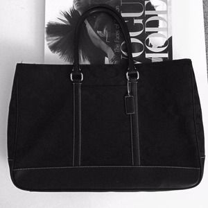 RESERVED Coach Briefcase/ Handbag. Black