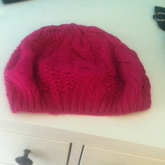 Magenta Knit Hat