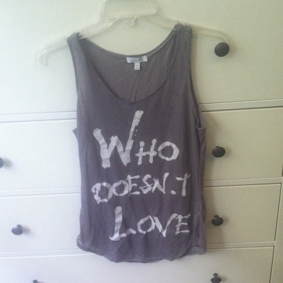 Gray Graphic Tank-Top