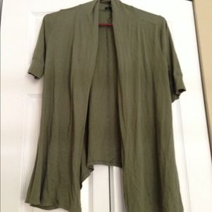 Express olive green top