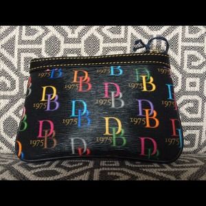 SOLD-Dooney & Bourke DB75 Multi Medium Wristlet