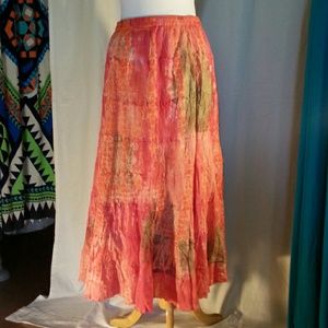 Tie-Dye Boho Skirt