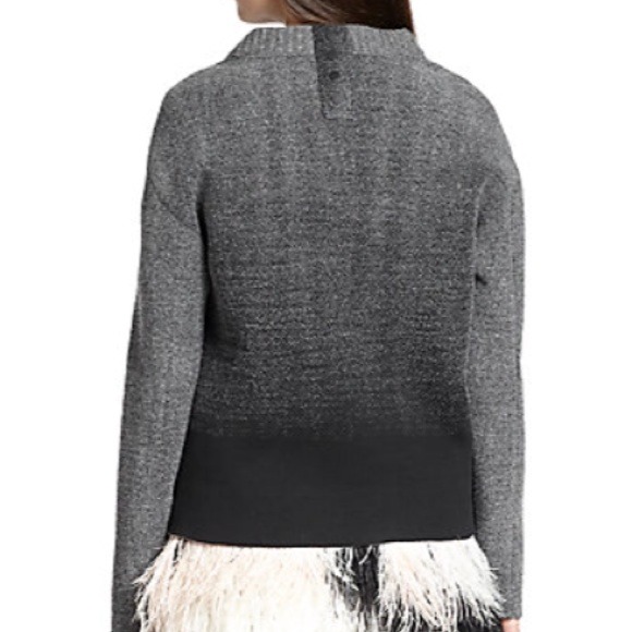 Proenza Schouler Grey Ombré knit Neoprene sweater - Picture 4 of 4