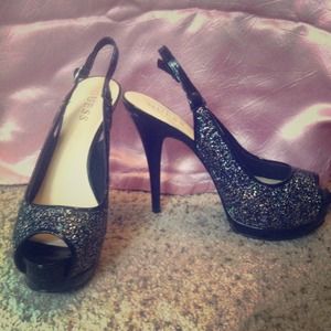 Guess Peep Toe Heels