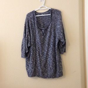 grey/black PLUS SIZE SWEATER and leggings. ON HOLD