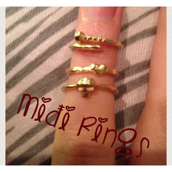 Stackable midi rings!