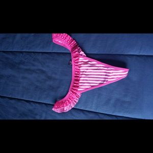 Pink and white thong panties never used!