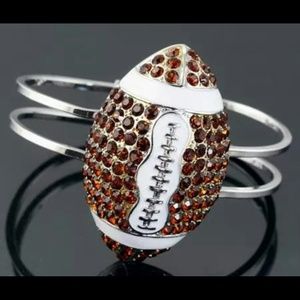 Sale!!! Football Bling Bangle
