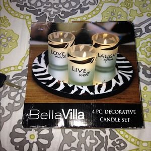 4pc candle set
