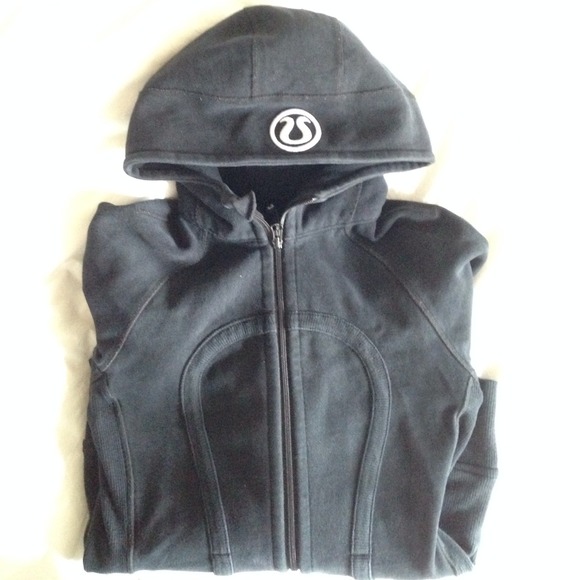 Black scuba II hoodie (longer length)
