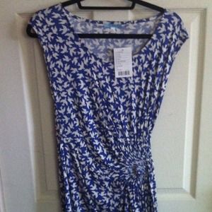 Anthropologie Leifnotes White Gulls Dress S