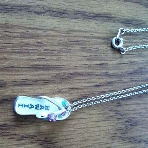 Silver Hawaii necklace