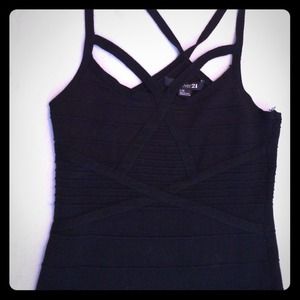 Little black bandage style dress