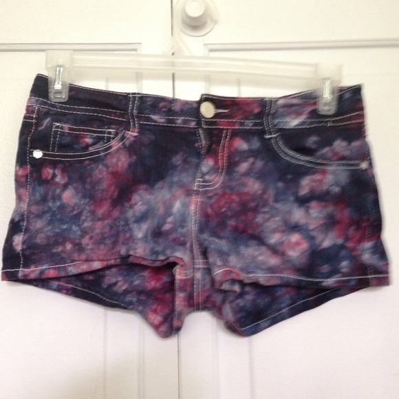 Tie dye shorts