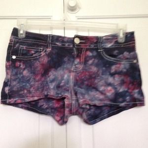 Tie dye shorts