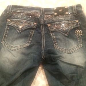 Miss Me sparkly pocket jeans