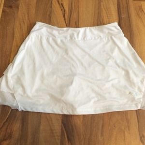 White Fila ruffle skort