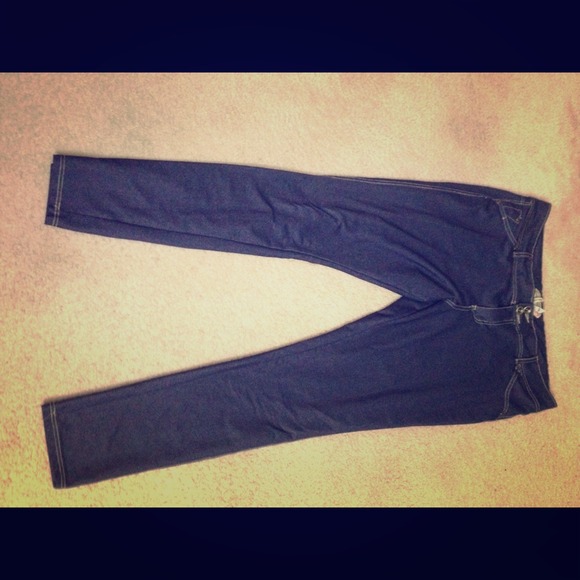 Blue 'jean' jeggings