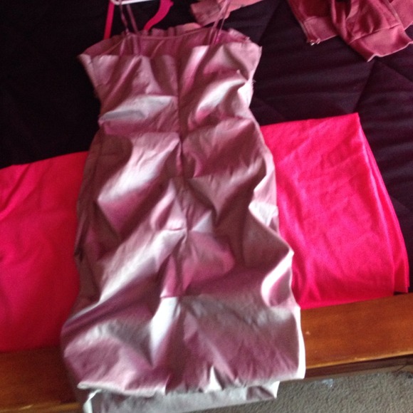 Silver midi dress - Picture 2 of 3