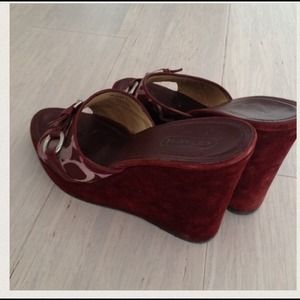 Coach wedges
