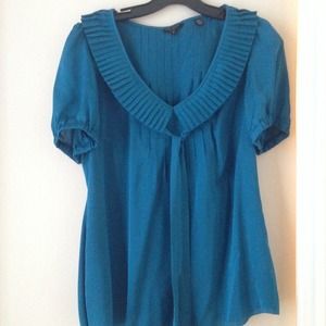 Ted Baker 100% Silk Top (beautiful jewel tone)