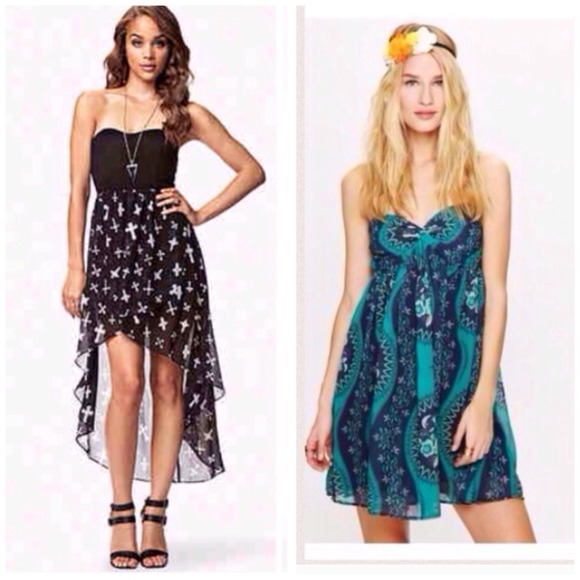 Free People Dresses & Skirts - BUNDLE Free People dress and bustier dress