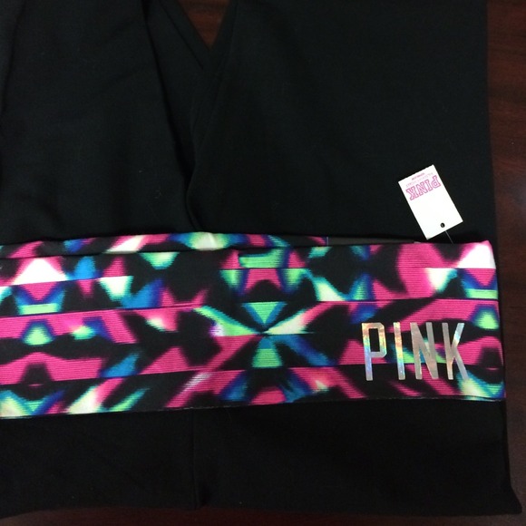 Sold in bundle. VS Pink Yoga leggings - Picture 2 of 2
