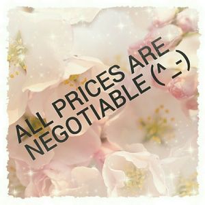 Please do not hesitate to negotiate prices