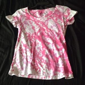 Tie dye shirt (pink and purple dye)