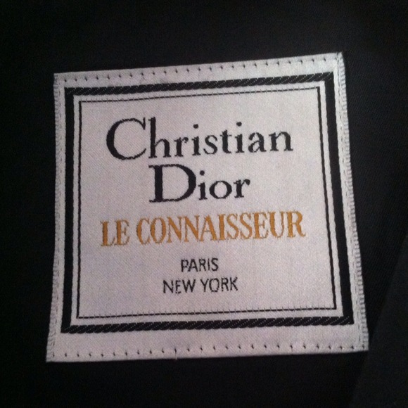 Vintage Christian Dior Men's Trench Coat - Picture 2 of 2