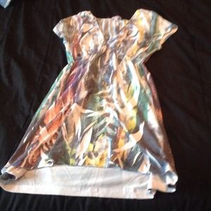 A cool printed dress. Only been worn twice.