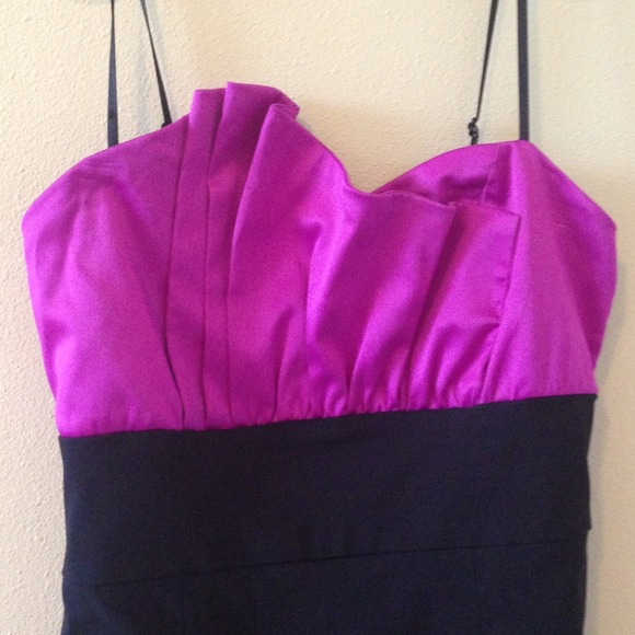 Purple and Black Semi formal dress! - Picture 2 of 4