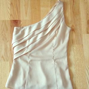 One shoulder top- xs
