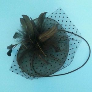 Vintage, feathers, russian netting