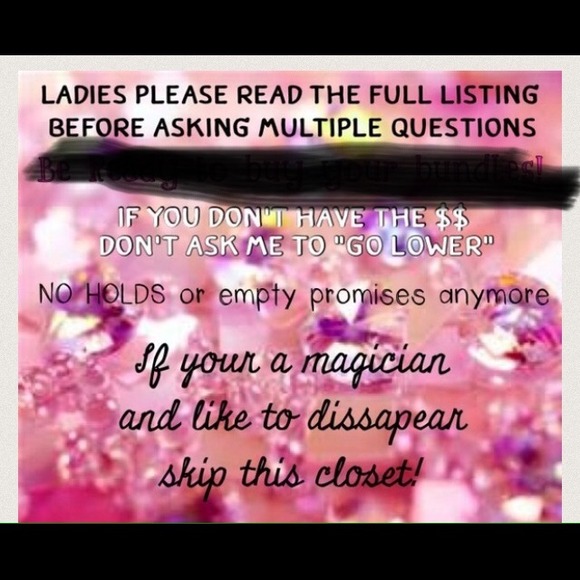 💕Please Read before shopping my closet💕 - Picture 3 of 3