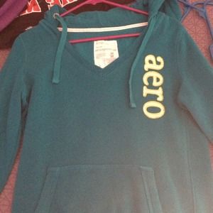 Teal Aeropostale hoodie