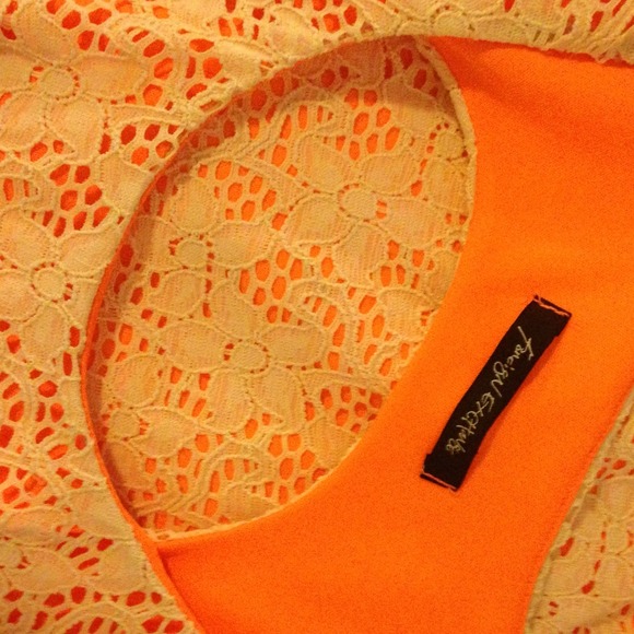 ⭐2 FOR $15⭐Orange Bodycon Dress - Picture 2 of 4