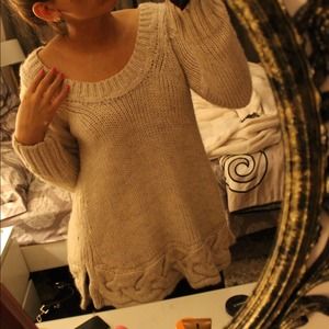Zara Knit Beige Sweater